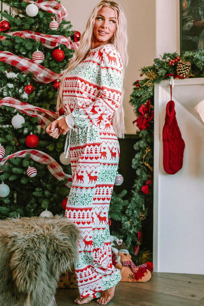 Christmas Pullover and Pants Lounge Set-2